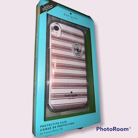 BNWT KATE SPADE IPHONE XR PHONE CASE! Protective, beautiful sparkling. 😍😍😍 - Picture 2 of 4